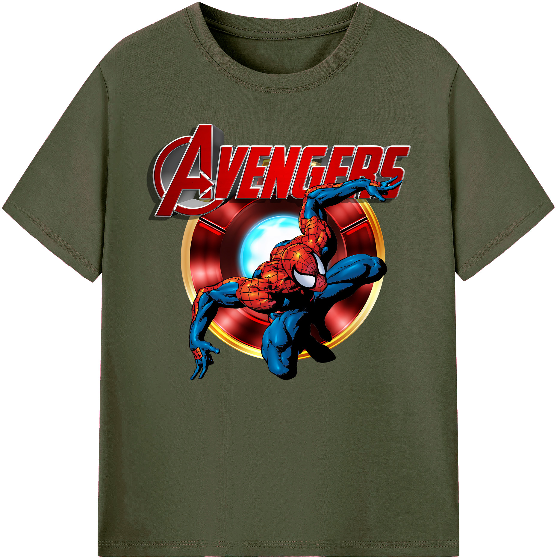 （画像用） Spider Man スパイダーマン 綿100％ メンズ半袖Tシャツ｜肌触りやわらか＆通気性